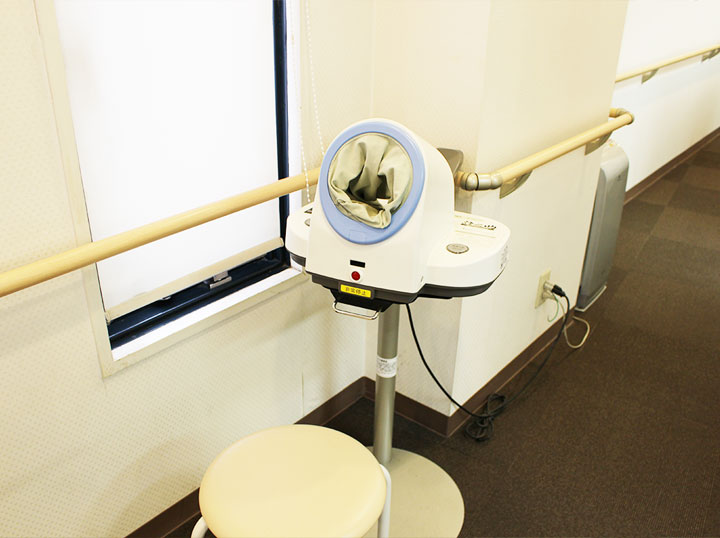 待合室の血圧測定